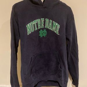 Notre Dame slightly faded hoodie
